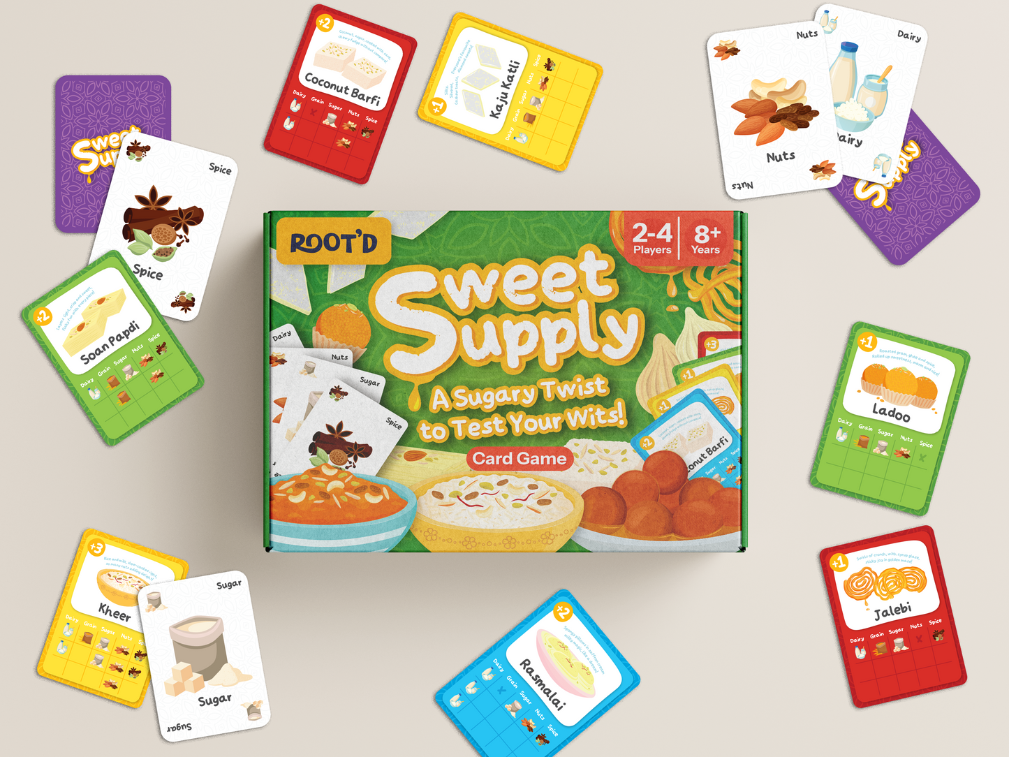 Sweet Supply - Memory-based Card Game for All Ages Above 8